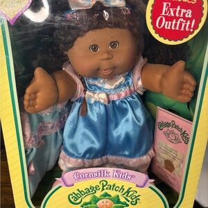 Cabbage Patch Kids Doll in Blue and Pink Dress